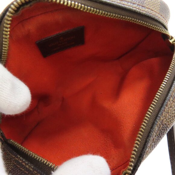 LOUIS VUITTON Brown Damier Canvas Pochette Shoulder Bag - Picture 5 of 11